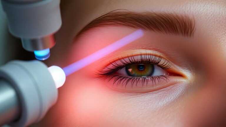 Remoção a laser de micropigmentação com feixe brilhante.